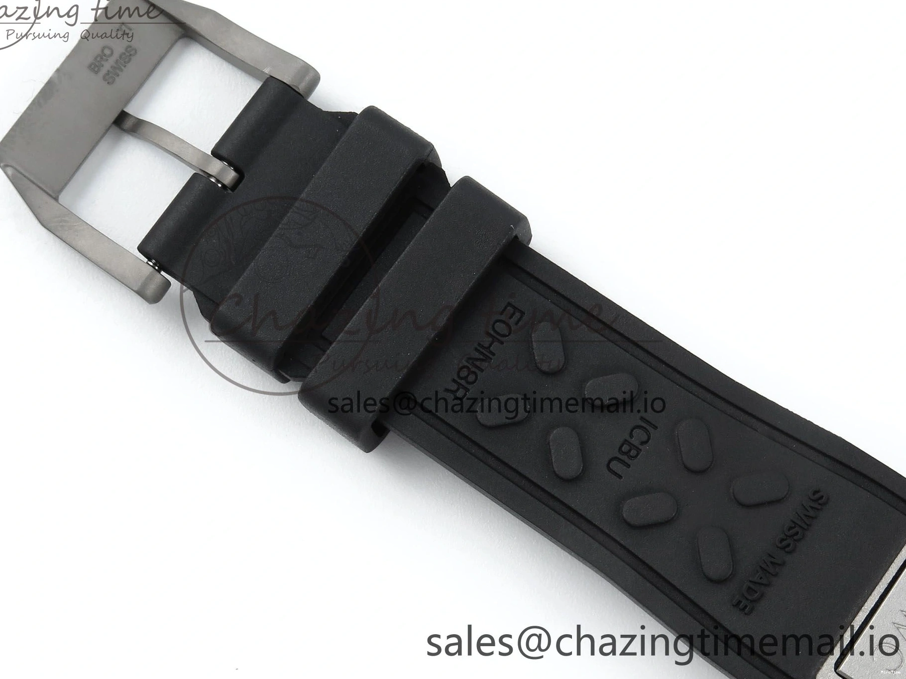 MIROTIME 0307 TravelReady Pilot IW326905 Black Aces M+F 1:1 Best Edition White Dial on Black Rubber Strap MY 7000